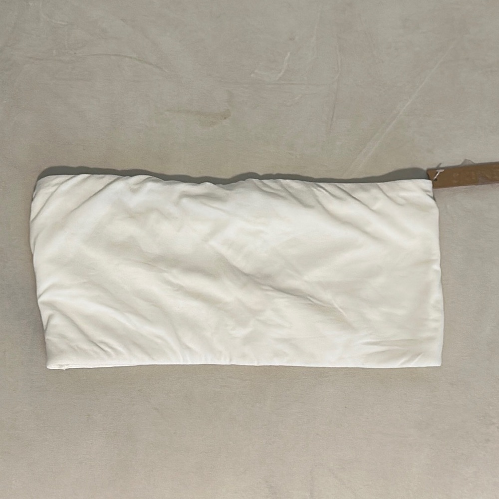 SKIMS small cream bralette. It’s a Small but fits more like a XS.